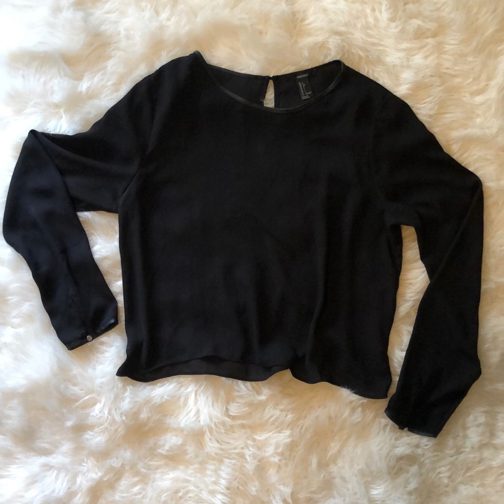 Black Forever 21 Blouse
